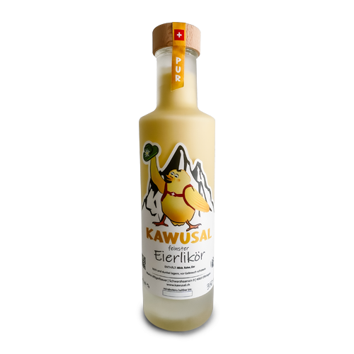 Eine Flasche Kawusal Eierlikör (350 ml)